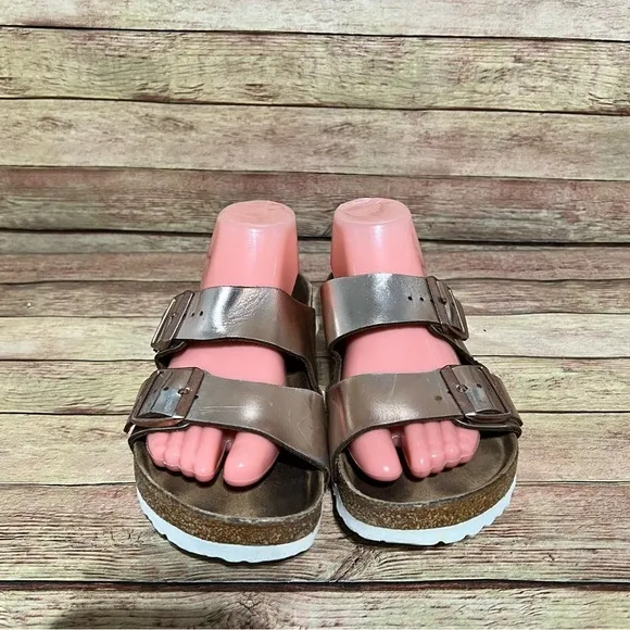Birkenstock Gold Arizona Sandals