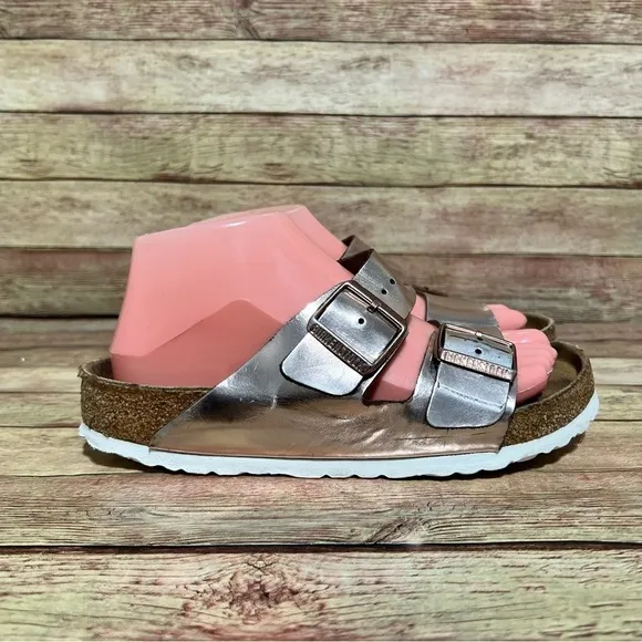 Birkenstock Gold Arizona Sandals
