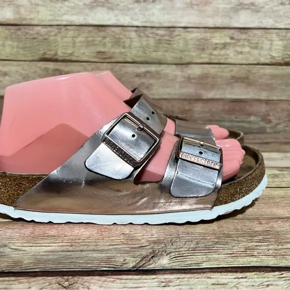 Birkenstock Gold Arizona Sandals