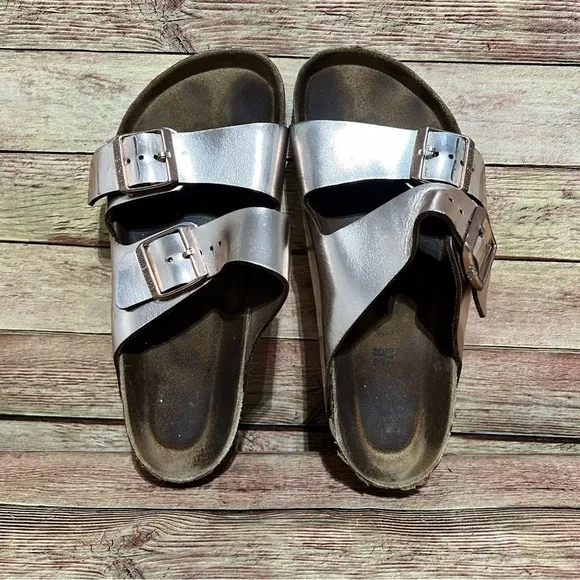 Birkenstock Gold Arizona Sandals