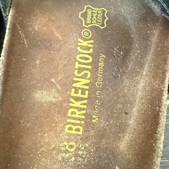 Birkenstock Madrid Black Patent Womens Sandals Size‎ 7.5