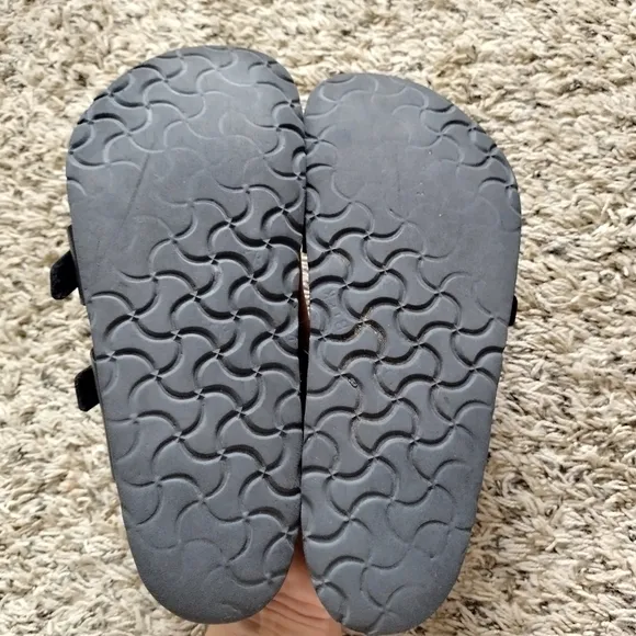 Birkenstock mayari black leather sandals sz 39/8,5