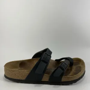 Birkenstock Mayari Toe Loop Sandals Womens Size 36 US Size 5-5.5 Black Leather