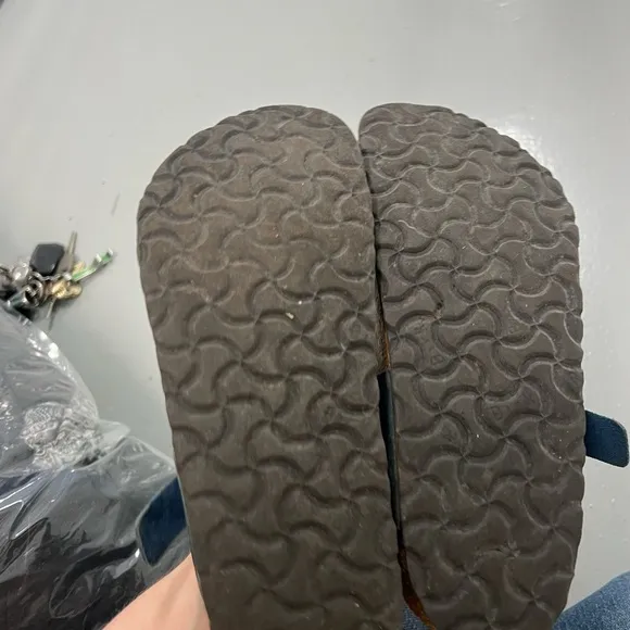 Birkenstock Navy Blue Gizeh Sandals, size 39