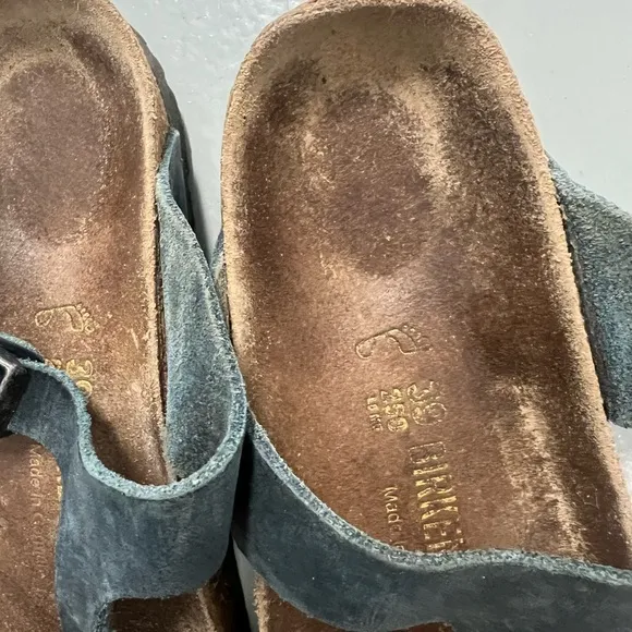 Birkenstock Navy Blue Gizeh Sandals, size 39