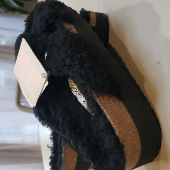 Birkenstock Papillio Daytona Shearling sandals, size 39, new
