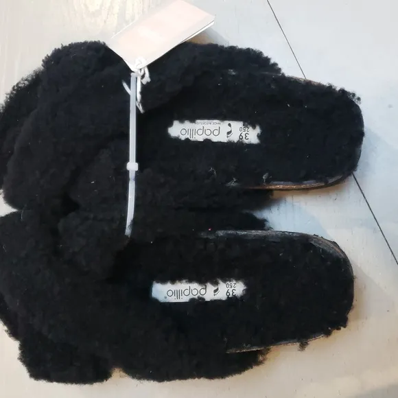 Birkenstock Papillio Daytona Shearling sandals, size 39, new