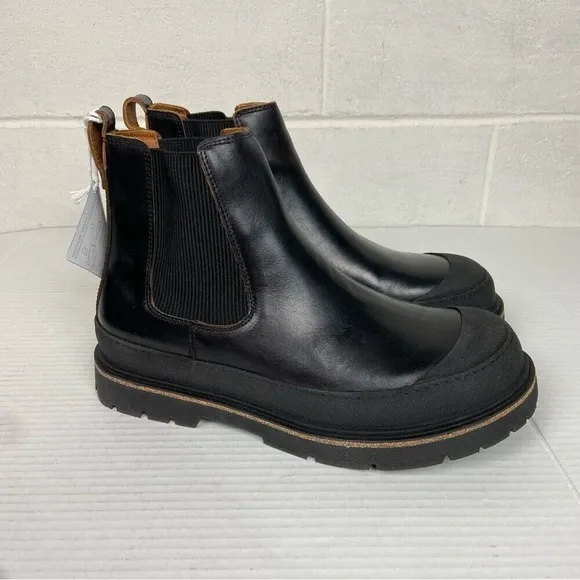 BIRKENSTOCK Prescott Slip‎ On Boots Men Oiled Leather - Black EU 44 / US 11-11.5
