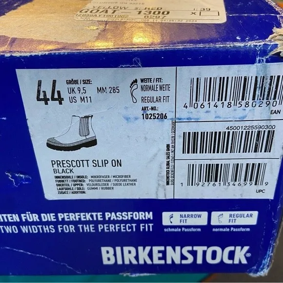 BIRKENSTOCK Prescott Slip‎ On Boots Men Oiled Leather - Black EU 44 / US 11-11.5