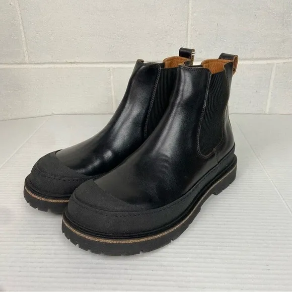 BIRKENSTOCK Prescott Slip‎ On Boots Men Oiled Leather - Black EU 44 / US 11-11.5