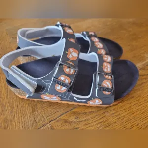 Birkenstock Pumpkin Sandals Kids Halloween Size 32 Unisex US 1