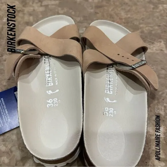 BIRKENSTOCK SIENNA SANDALS IN PINK BLUSH SIZE 36