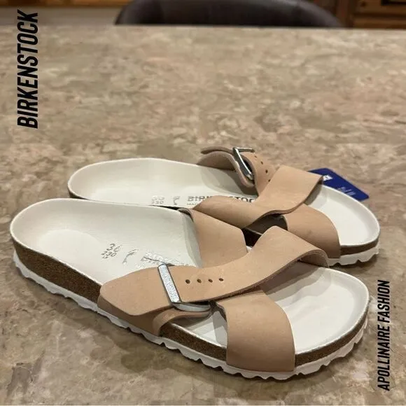 BIRKENSTOCK SIENNA SANDALS IN PINK BLUSH SIZE 36