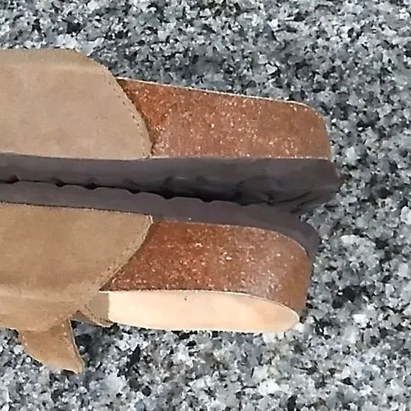 Birkenstock Tula Tan Double Buckle Sandals. Size 36.5
