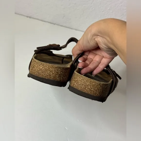 Birkenstock Women's Mayari Birko-Flor Nubuck Sandals Size 40