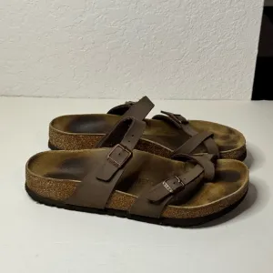 Birkenstock Women's Mayari Birko-Flor Nubuck Sandals Size 40