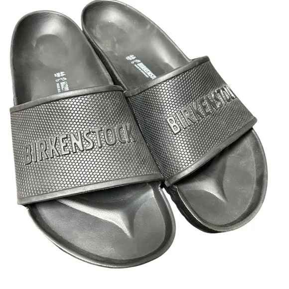 Birkenstocks men’s black rubber sandals size 46 mens 13