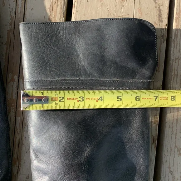 Black Frye tall boots 76442 made Mexico