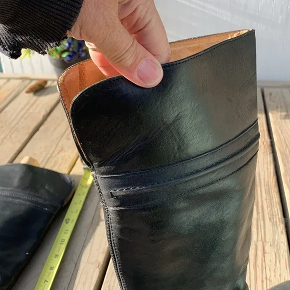 Black Frye tall boots 76442 made Mexico