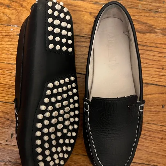 Black Leather Loafers