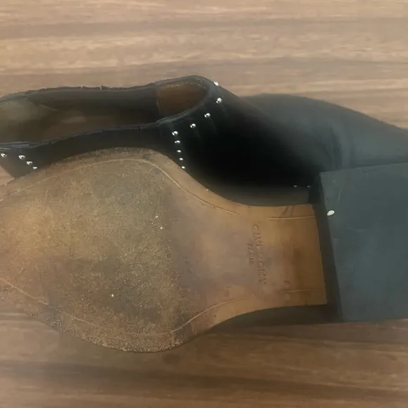 Black Studded Ankle Boots