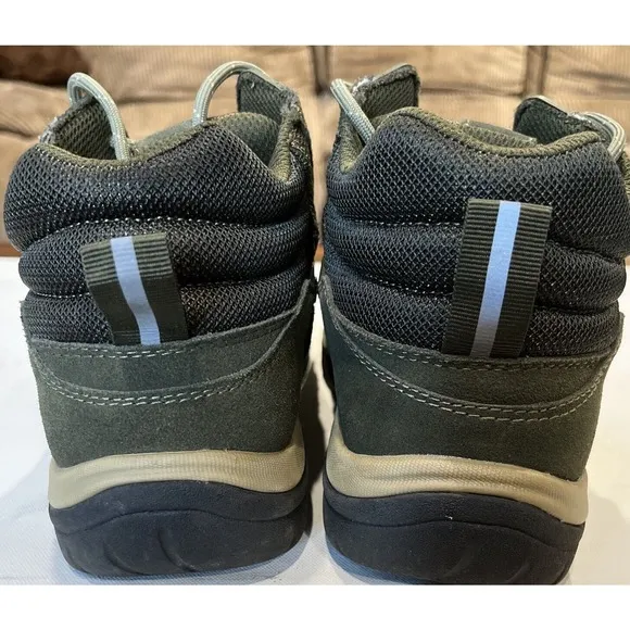 Blake Shelton x Lands' End Men's‎ Suede Trekker Hiking Boots Size 11D Moss Green