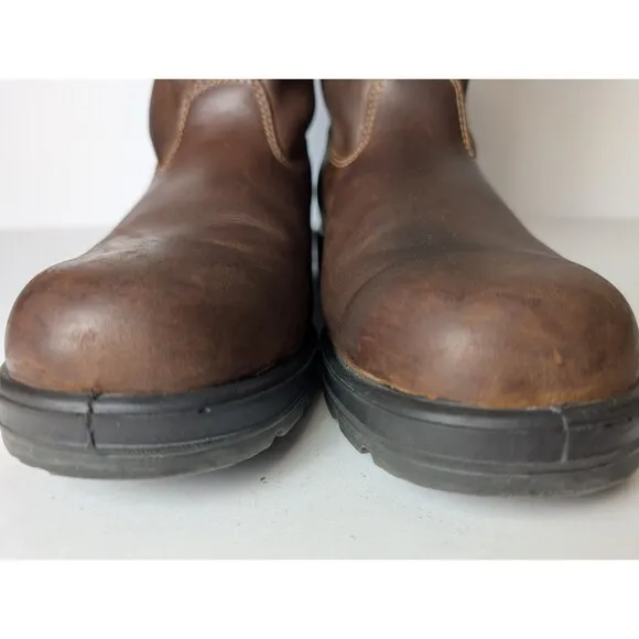 Blundstone Rigger Rancher Boots Brown Men's Size 10 Work Utility Motorcycle Tall