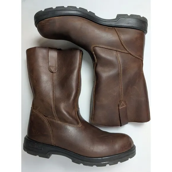 Blundstone Rigger Rancher Boots Brown Men's Size 10 Work Utility Motorcycle Tall