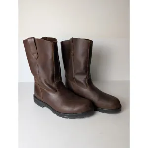 Blundstone Rigger Rancher Boots Brown Men's Size 10 Work Utility Motorcycle Tall