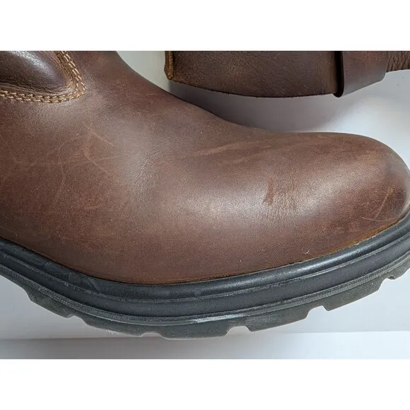 Blundstone Rigger Rancher Boots Brown Men's Size 10 Work Utility Motorcycle Tall