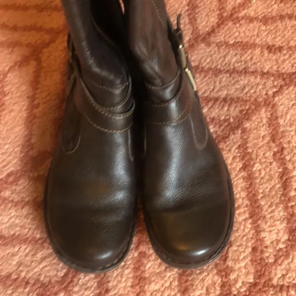 Boc tall leather boots - zip up very hood condition size 6.5