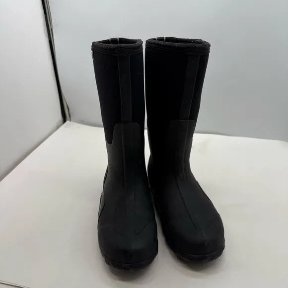 Bogs Classic High Boots Mens 7 Black Neo-Tech Tall Work Rain Muck Snow 60142-001