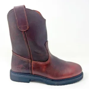 Bonanza 10&quot; Goodyear Welt Chedron Full Grain Leather Mens Work Boots BA 103