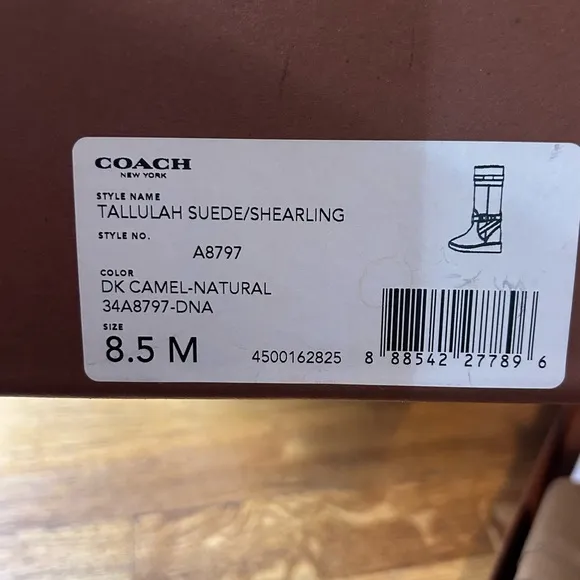 Boots coach camel 8.5
