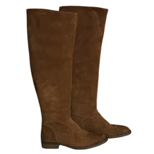 Born Borman Tall Boots Brown Suede size 8.5