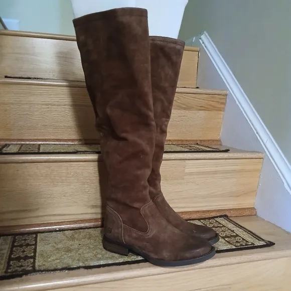 Born Britton Over The Knee Tall Leatger Boots Size 6 for Wom…