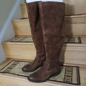 Born Britton Over The Knee Tall Leatger Boots Size 6 for Wom…