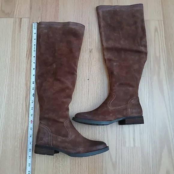 Born  Britton Over The Knee Tall Leather Boots Size 6 for Wom…