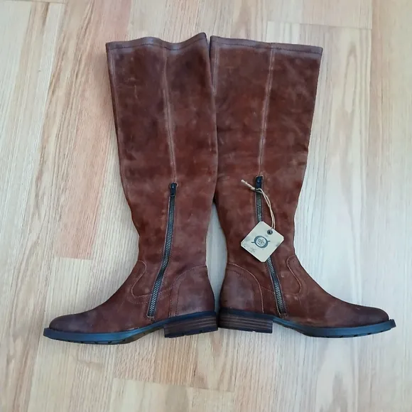 Born  Britton Over The Knee Tall Leather Boots Size 6 for Wom…