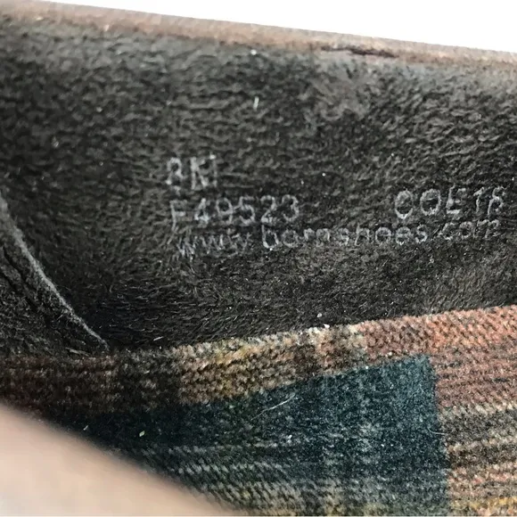 Born Lex Brown Slip-On Loafers Size 8