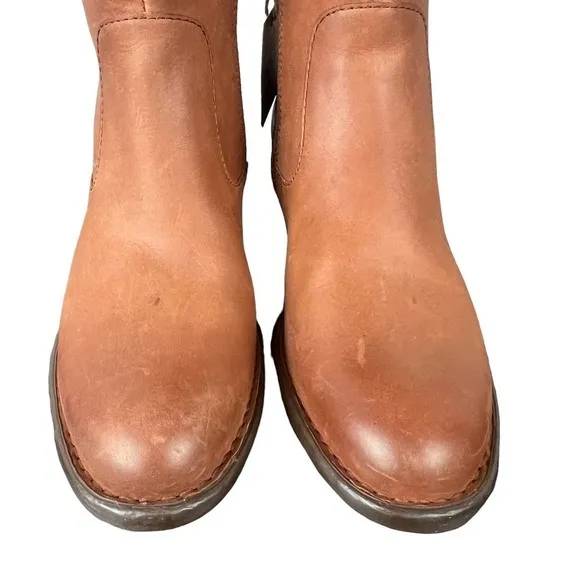 BORN SHAUNIE LEATHER TALL RIDING BOOTS IN BROWN NWT WOMEN'S SIZE 6