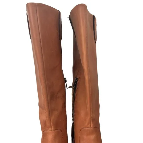 BORN SHAUNIE LEATHER TALL RIDING BOOTS IN BROWN NWT WOMEN'S SIZE 6