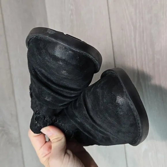 Born Women Katharina Distressed Leather Ankle Shoes boots sz 8.5M