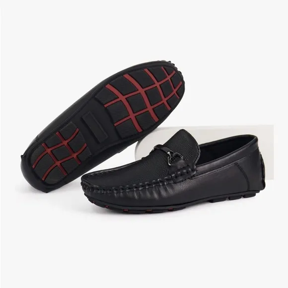 Boys Penny Loafer Slip-On Moccasin Dress Shoes