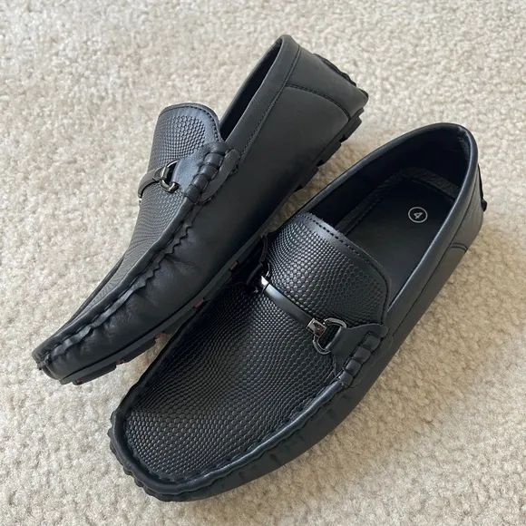 Boys Penny Loafer Slip-On Moccasin Dress Shoes