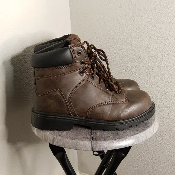 Brahma Brown Leather Steel Toe Work Boots
