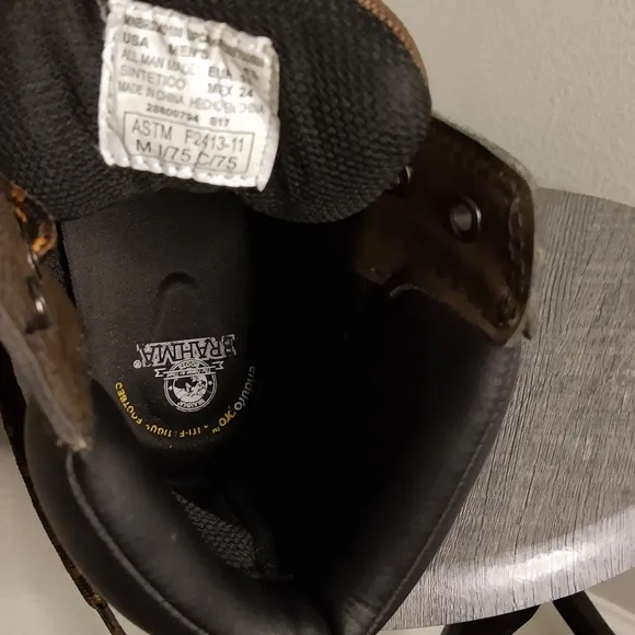 Brahma Brown Leather Steel Toe Work Boots