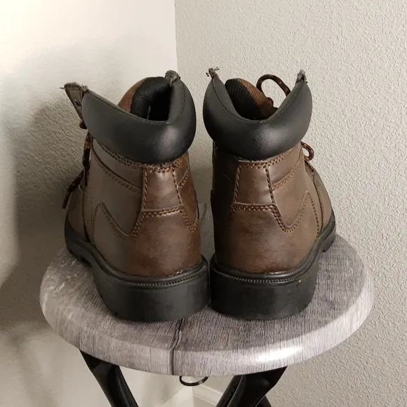 Brahma Brown Leather Steel Toe Work Boots