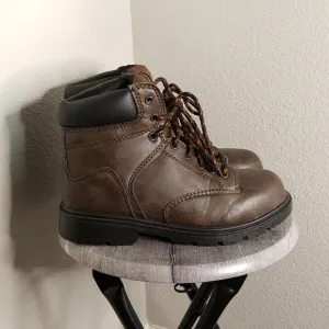 Brahma Brown Leather Steel Toe Work Boots