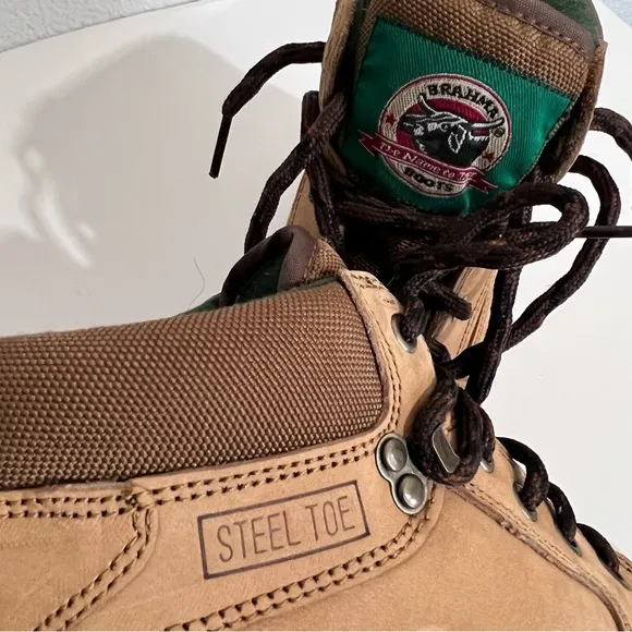 Brahma Oak Steel Toe Work Utility Boots 7.5 EEE Unisex